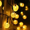 LUMILED Solar Lichterkette Außen 16,8m 100x LED Kristall Produktbild-Vorschau 8