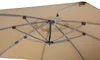 Close-up view of the internal structure of an open umbrella. Produktbild-Vorschau