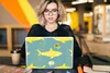 MuchoWow® Laptop Aufkleber Sticker Cover Hai - Cartoon - Produktbild-Vorschau 5