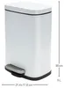 Spirella Akira Abfalleimer mit Pedal, 21,5 x 17,5 x 30 cm, Produktbild-Vorschau 1