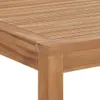 A close-up view of the corner of a wooden table. Anteprima dell’immagine prodotto