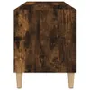 vidaXL Mobile a ripiani in rovere affumicato 84,5x38x48 cm Anteprima dell’immagine prodotto 6