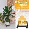 UISEBRT 2er Set Blumenroller Pflanzenwagen, quadratisch 30 Produktbild-Vorschau 3