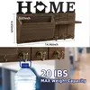 Schlüsselbrett Schlüsselablage Wand,Mail Organizer für Produktbild-Vorschau 3
