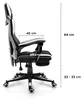 Sedia da gaming Huzaro Combat 3.1 in colore bianco Anteprima dell’immagine prodotto 9