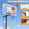 COSTWAY Basketballkorb, Basketballständer 135/143-305 cm Produktbild-Vorschau 4