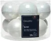 Weihnachtskugeln Glas 6cm winterweiß, 10 Stück Produktbild-Vorschau 6