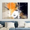 DEQORI Glasbild Echtglas 3x50x100 cm 'Abstraktes Gesicht' Produktbild-Vorschau 4