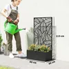 Hochbeet aus Metall mit Rankgitter für Kletterpflanzen, Produktbild-Vorschau 3
