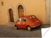 MuchoWow® Poster Roter Oldtimer zum Bauen 120x90 cm - Produktbild-Vorschau 1