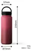 Trinkflasche Edelstahl 500ml Thermo Flasche Sport Produktbild-Vorschau 3
