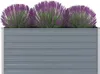vidaXL Hochbeet 160 x 80 x 77 cm Verzinkter Stahl Grau Produktbild-Vorschau 2