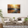 Poster - Poster ohne Rahmen - Bach Park Baum - 100x70 cm - Produktbild-Vorschau 5