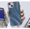 Mobigear Wavy iPhone 14 Hülle Hardcase Backcover - Blau Produktbild-Vorschau 2