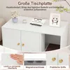 COSTWAY, armadio per gatti 90x50x50 cm, con lettiera Anteprima dell’immagine prodotto 8