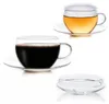 Creano 2er-Set Glas-Tasse mit Untertasse & Deckel, Produktbild-Vorschau 1