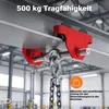 Vozík Wiltec do 500 kg, šírka príruby 45-220 mm, ručný Náhľad obrázku produktu 9