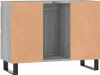 vidaXL Koupelnová skříňka Grey Sonoma 80x33x60 cm Dřevěný Náhled obrázku produktu 6