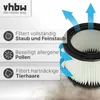 vhbw 3x Faltenfilter kompatibel mit Bosch AdvancedVac 20, Produktbild-Vorschau 2