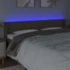 LED Kopfteil Taupe 163x16x78/88 cm Stoff Produktbild-Vorschau 4