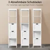 Yaheetech Badezimmerschrank, schmaler Hochschrank, 3 Produktbild-Vorschau 5