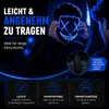 TK Gruppe Timo Klingler LED Scary Mask modrá - ako z Očisty Náhľad obrázku produktu 2