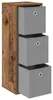 vidaXL Sideboard mit Schubladen Altholz 30,5 x 27 x 84,5 cm Produktbild-Vorschau 4