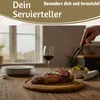 LS-LebenStil XL Fleischteller 30cm Rund Akazie Holz Produktbild-Vorschau 5
