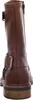 The back view of a brown leather boot. Produktbild-Vorschau