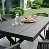 Gartentisch ISOLA, Schwarz – Outdoor Tisch wetterfest und Produktbild-Vorschau 2