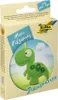 The image shows the packaging of a craft kit for making a felt dinosaur. Produktbild-Vorschau