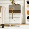 Comodino FCH a 3 cassetti, con rivestimento a specchio, per Anteprima dell’immagine prodotto 2