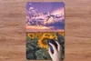 MuchoWow® Mauspad Mousepad Blumen - Himmel - Lila - Produktbild-Vorschau 3
