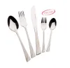 A set of cutlery arranged diagonally on a white background. Voir les images du produit