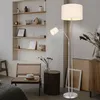 RGB LED Stehlampe, flexible Leseleuchte, Textil sandfarben, Produktbild-Vorschau 3