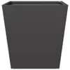 vidaXL Pflanzkübel 2 Stk. Schwarz 40x40x40 cm Stahl Produktbild-Vorschau 6