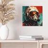DEQOART Hybrid Leinwand Bild 30x30 cm 'Kosmische Reflexion' Produktbild-Vorschau 4