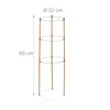 Relaxdays Rankhilfe 4er Set, Metall & Kunststoff, 60 cm Produktbild-Vorschau 4