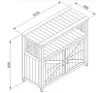 Outgarden Weiß 120x40x180cm Gartengeräteschrank, Jason Produktbild-Vorschau 2