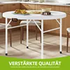 Gartentisch Rund Klapptisch Campingtisch mit Tragegriff, Produktbild-Vorschau 5