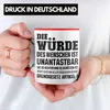 Trendation - Jura Geschenk Tasse mit Spruch für Jurist Produktbild-Vorschau 2