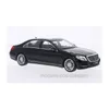 A black Mercedes S-Class W222 model car is shown from the side against a white background. Produktbild-Vorschau
