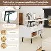 GOPLUS Couchtisch höhenverstellbar, Kaffeetisch mit Produktbild-Vorschau 4