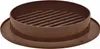 A brown round vent cover with a grille. Anteprima dell’immagine prodotto