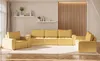 Sofaset Modulsofa-Set 6-teilig SANDE 3-2-1 Stoff Raven Produktbild-Vorschau 1