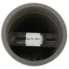 Top-down view of a grey planter with a label inside. Produktbild-Vorschau