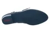 The sole of a black Rieker boot is shown against a white background. Voir les images du produit