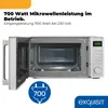 Exquisit MW7120-240, Blat, Mikrofalówka Solo, 20 l, 700 W, Podgląd zdjęcia produktu 2
