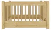 Kinderbett niedriges Bodenbett Kiefer natur 80x180 Produktbild-Vorschau 5