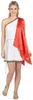 Costume da dea romana da donna bianco-rosso-oro - M Anteprima dell’immagine prodotto 1